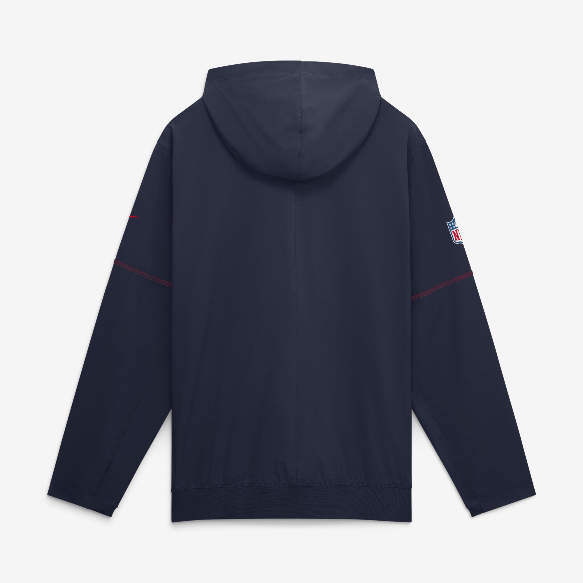 Men's Nike Navy New England Patriots Sideline Logo Glory Anorak Half-Zip Hooded Jacket