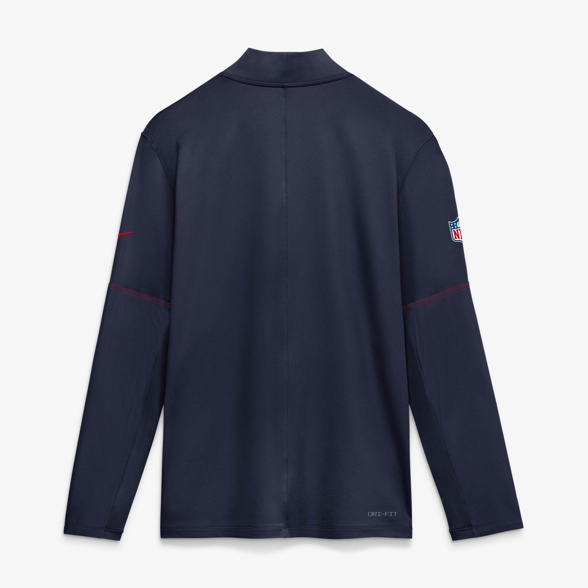 Men's Nike Navy New England Patriots Sideline Logo Glory Midweight Dri-FIT Half-Zip Pullover