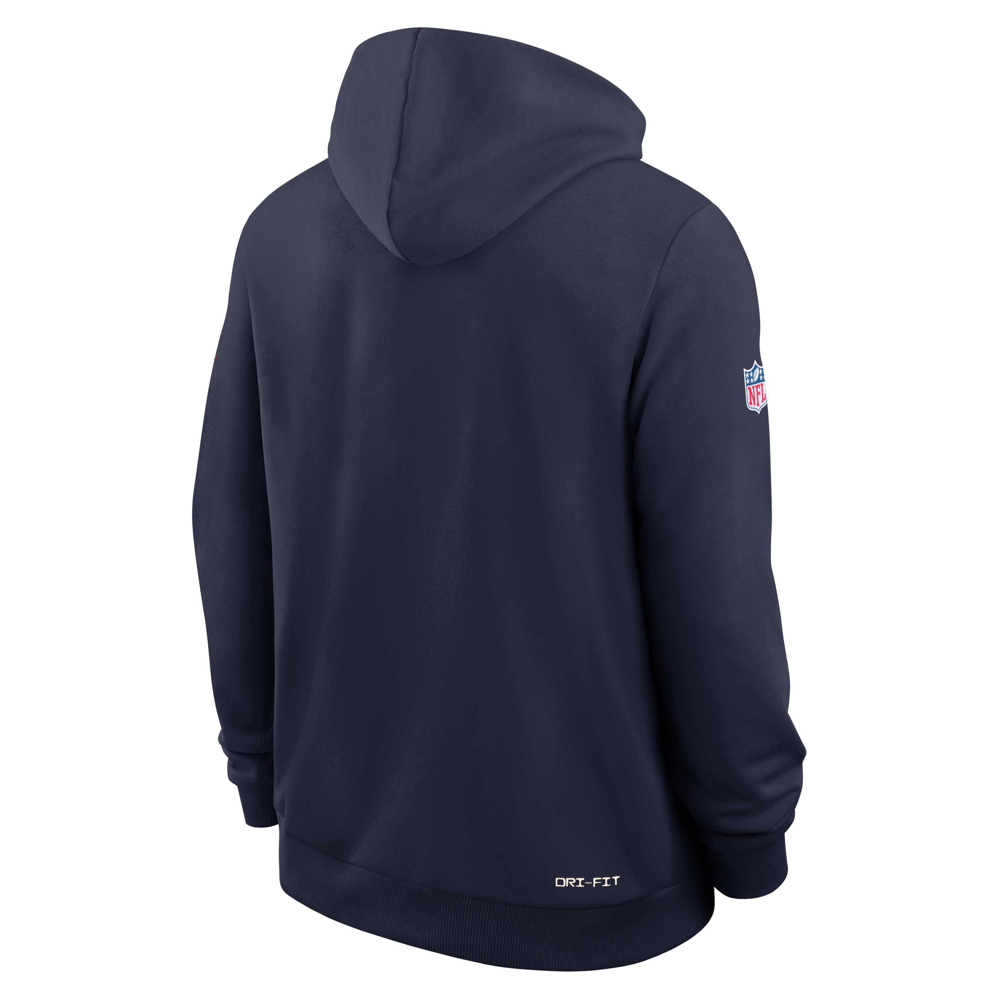 Sweat à capuche Nike Dri-FIT bleu marine New England Patriots Sideline Standard Issue pour homme
