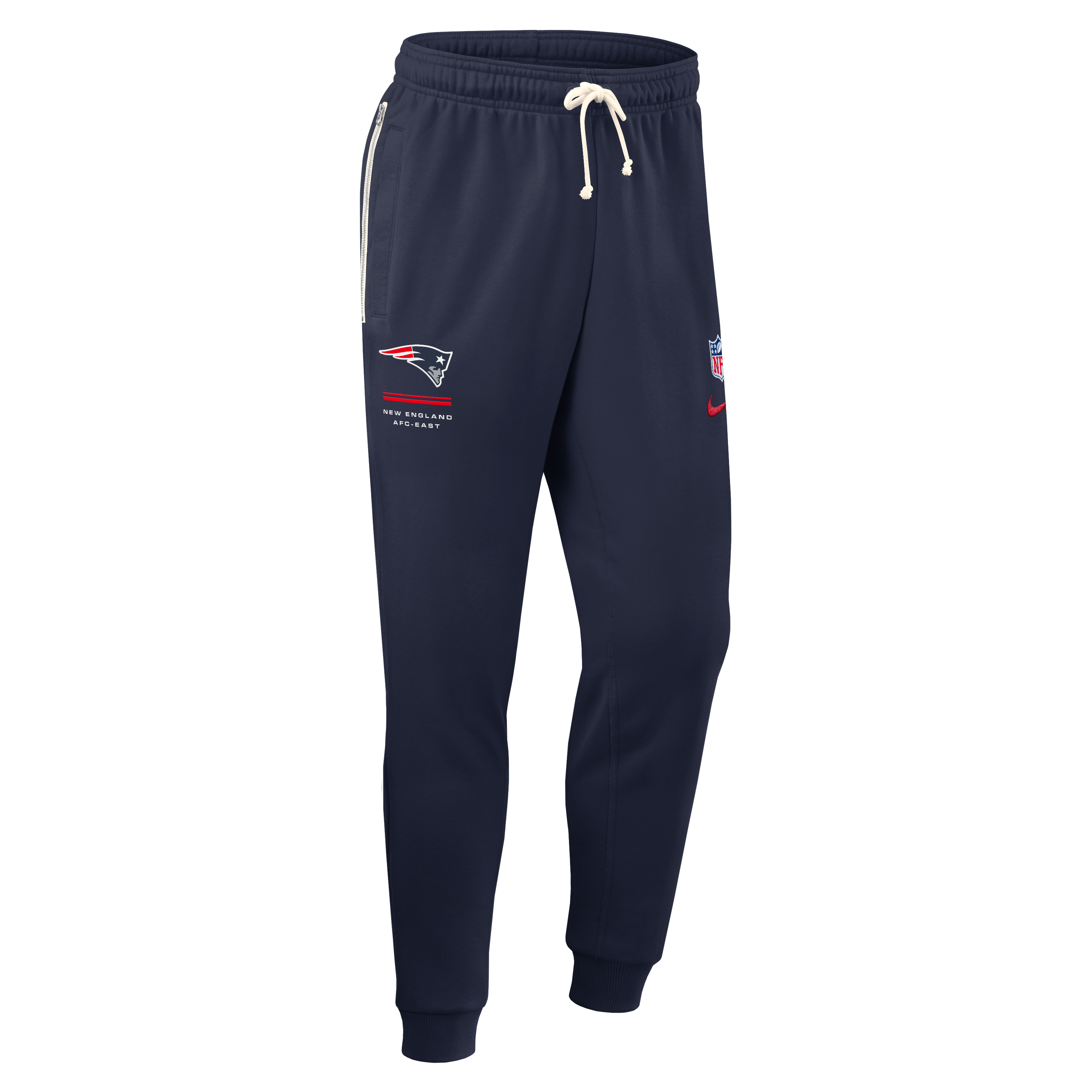 Men's Nike Navy New England Patriots Sideline Standard Issue Touchback Kick Dri-FIT Taper Pants