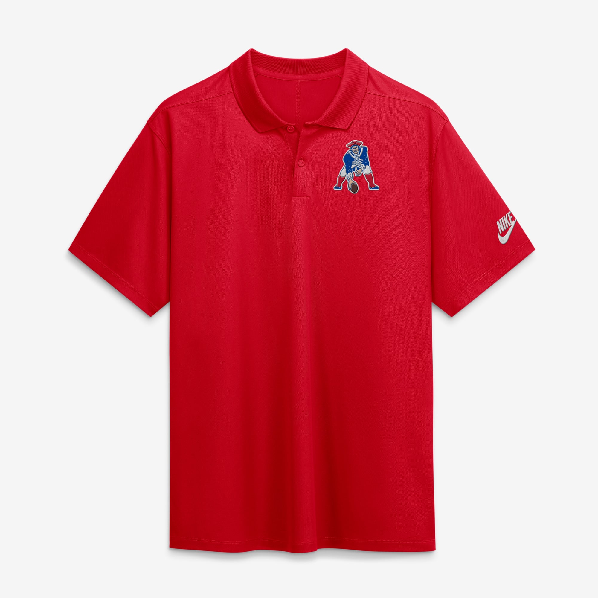 Polo Nike rouge New England Patriots Heritage Roots Victory Dri-FIT pour homme
