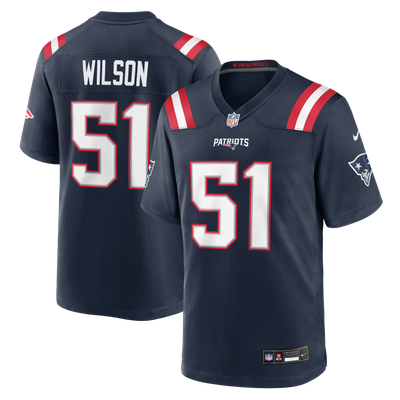 Riley Wilson New England Patriots Nike Team Game Jersey - Navy