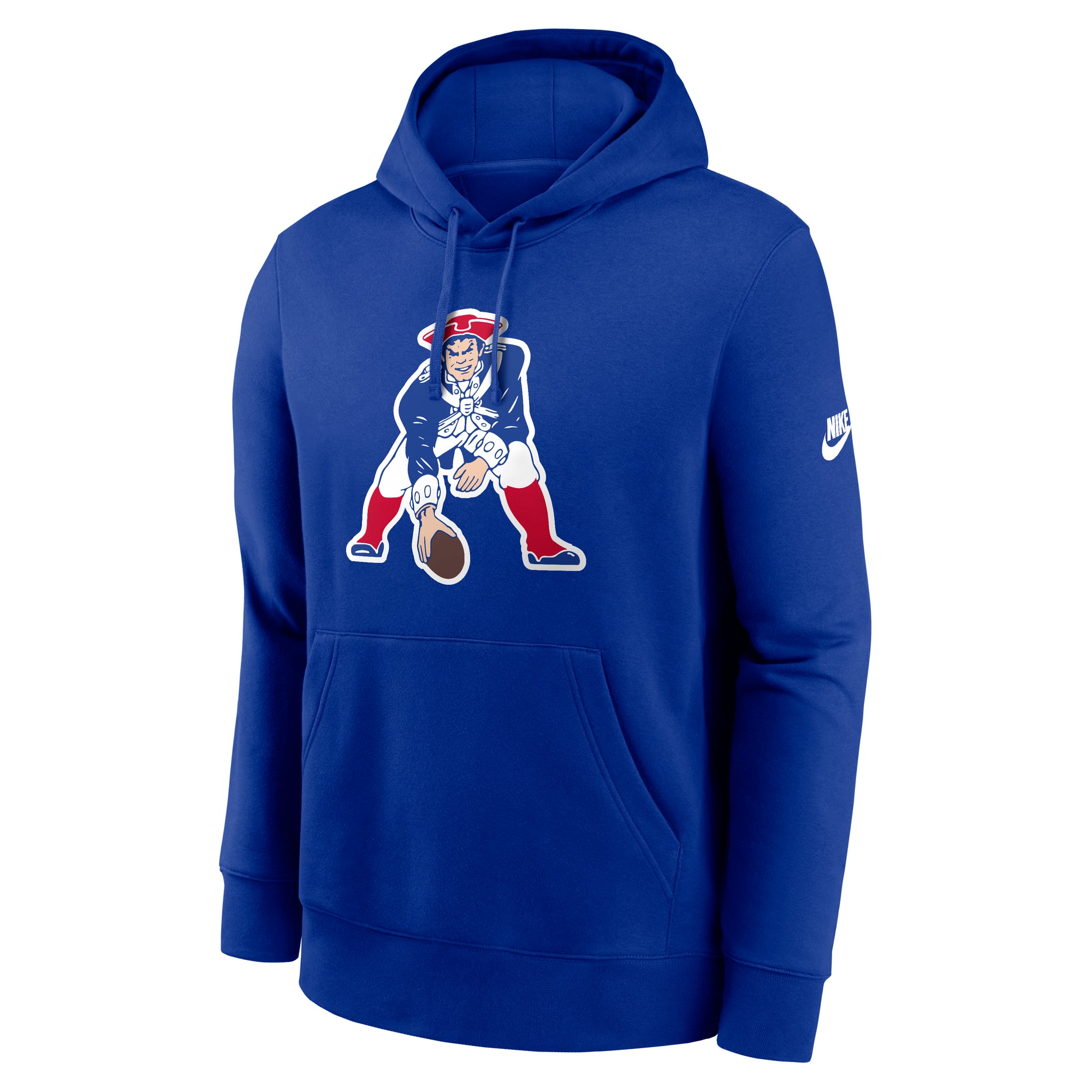 Men's Nike Royal New England Patriots Club Fleece Pullover Hoodie