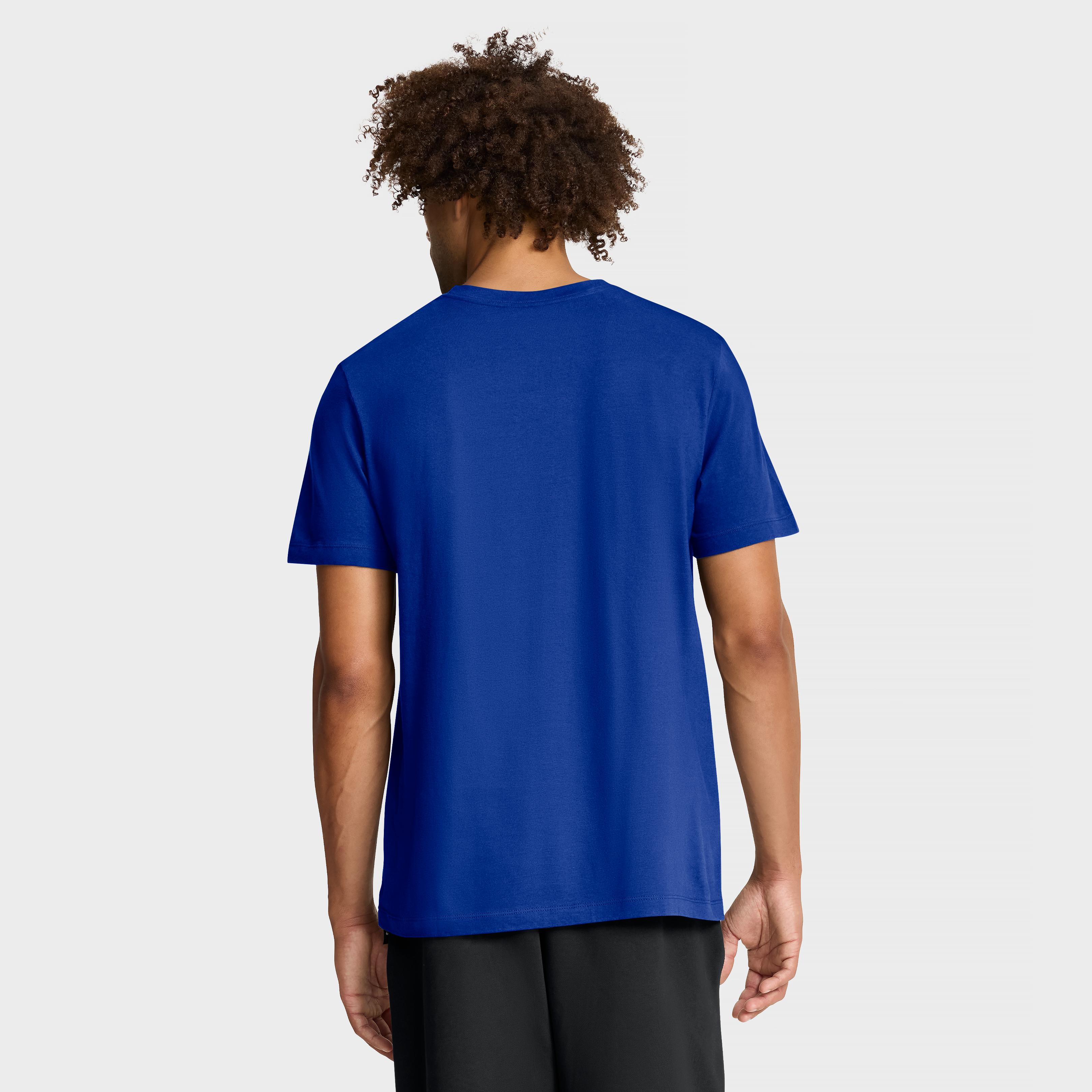 Men's Nike Royal New England Patriots Rewind Team Spirit Essential Cotton T-Shirt