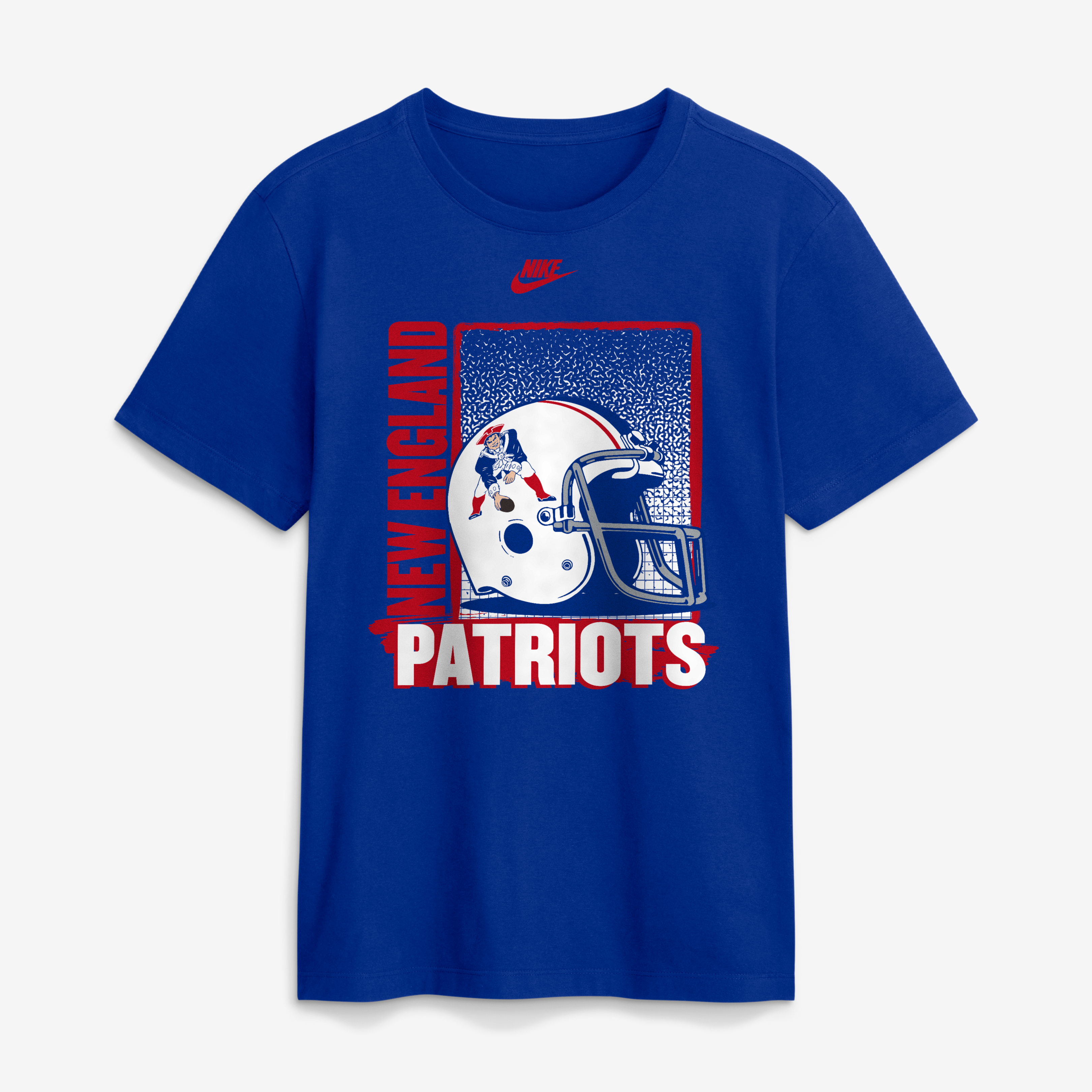 Men's Nike Royal New England Patriots Vintage Power Game Club T-Shirt
