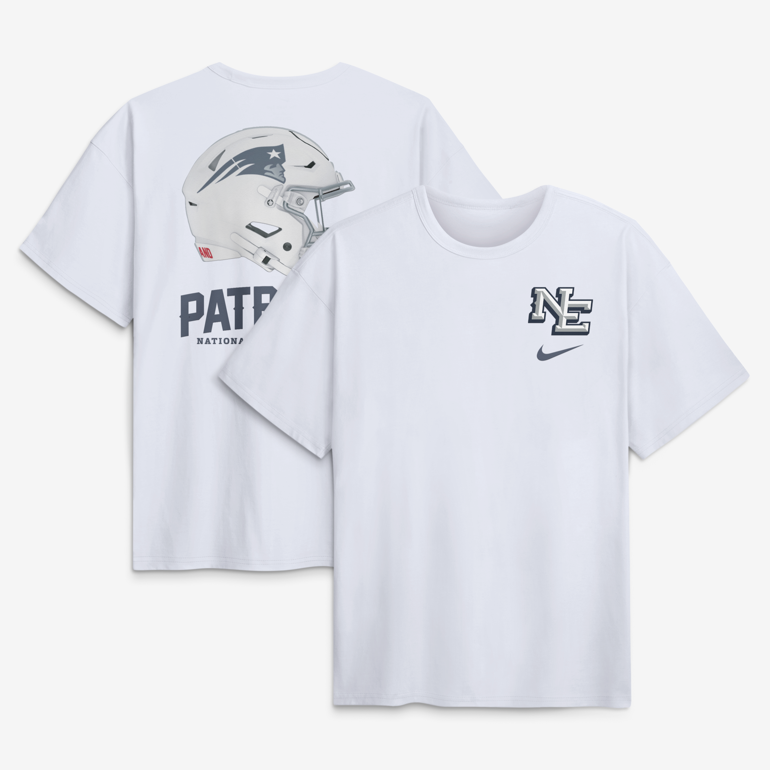 Men's Nike White New England Patriots Rivalries Collection Max90 T-Shirt