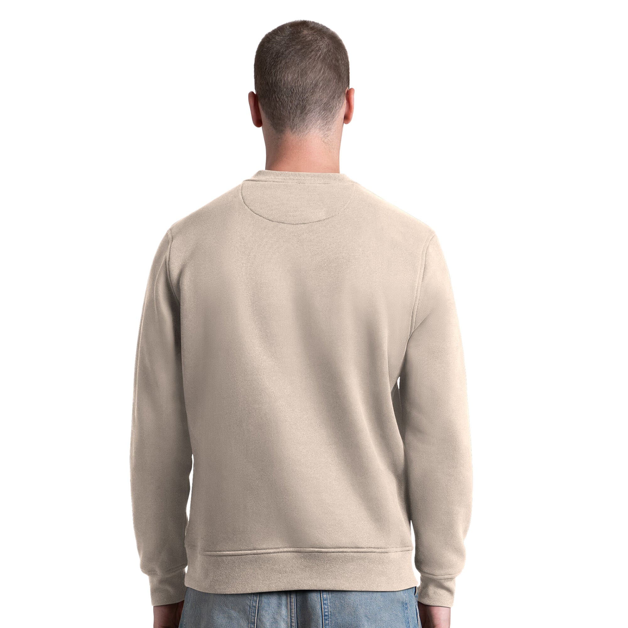 Sweat-shirt à col rond en polaire Starter Tan New England Patriots pour homme
