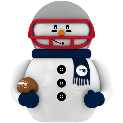 New England Patriots 7' Inflatable Snowman Player