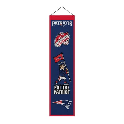New England Patriots 8" x 32" Icons Banner
