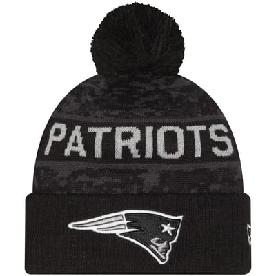 Gorro de punto New Era Salute To Service 2026 del New England Patriots