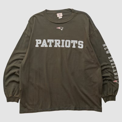 New England Patriots NFL 2000s Long Sleeve T-shirt - Black - 2XL by Fanatics Real Vintage