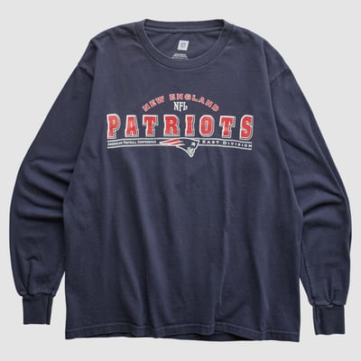 New England Patriots NFL 2010s Long Sleeve T-shirt - Navy - M by Fanatics Real Vintage