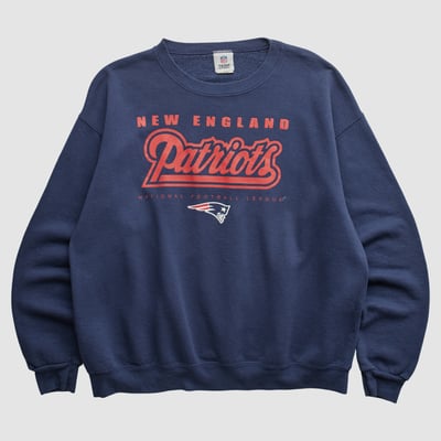 New England Patriots NFL 2010s Pullover Sweatshirt - Navy - M by Fanatics Real Vintage