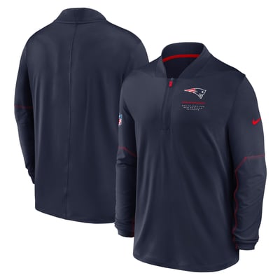 New England Patriots Nike Dri-Fit Top con Media Cremallera – Hombre