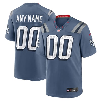 Camiseta Nike Game Rivalries del New England Patriots - Azul marino - Personalizada - Hombre