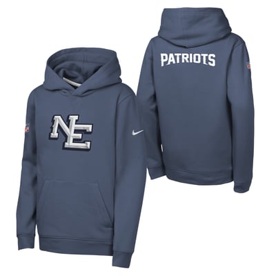 Sudadera con capucha Nike Rivalries del New England Patriots - Jóvenes