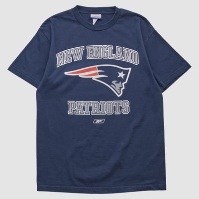 New England Patriots Reebok 2000s T-shirt - Navy - S by Fanatics Real Vintage