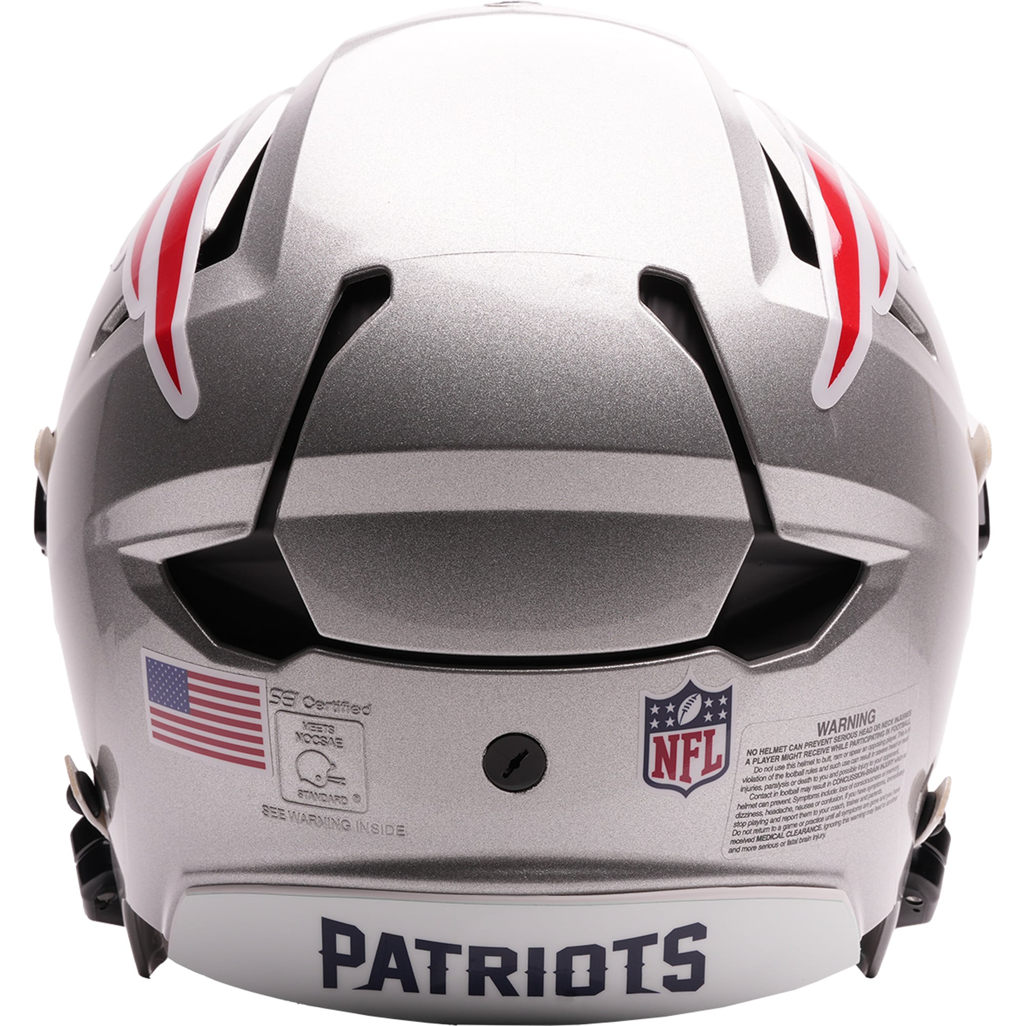 Casque authentique Riddell Axiom des New England Patriots