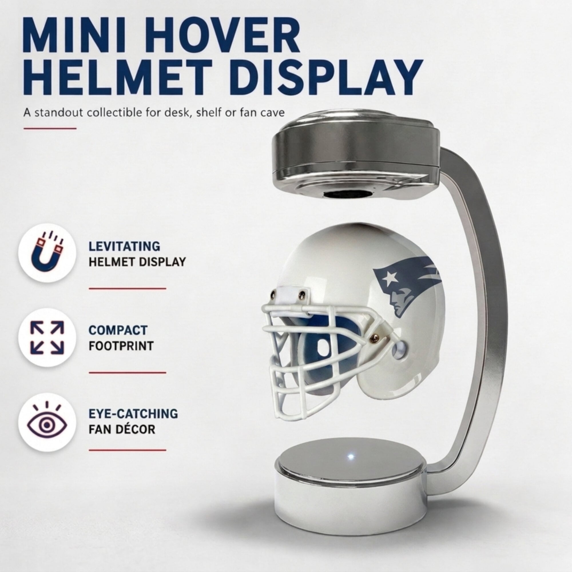Casque Pegasus New England Patriots Mini Hover Rivalries