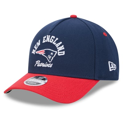 New England Patriots New Era Preschool Arch 9FORTY A-Frame M-Crown Adjustable Hat - Navy