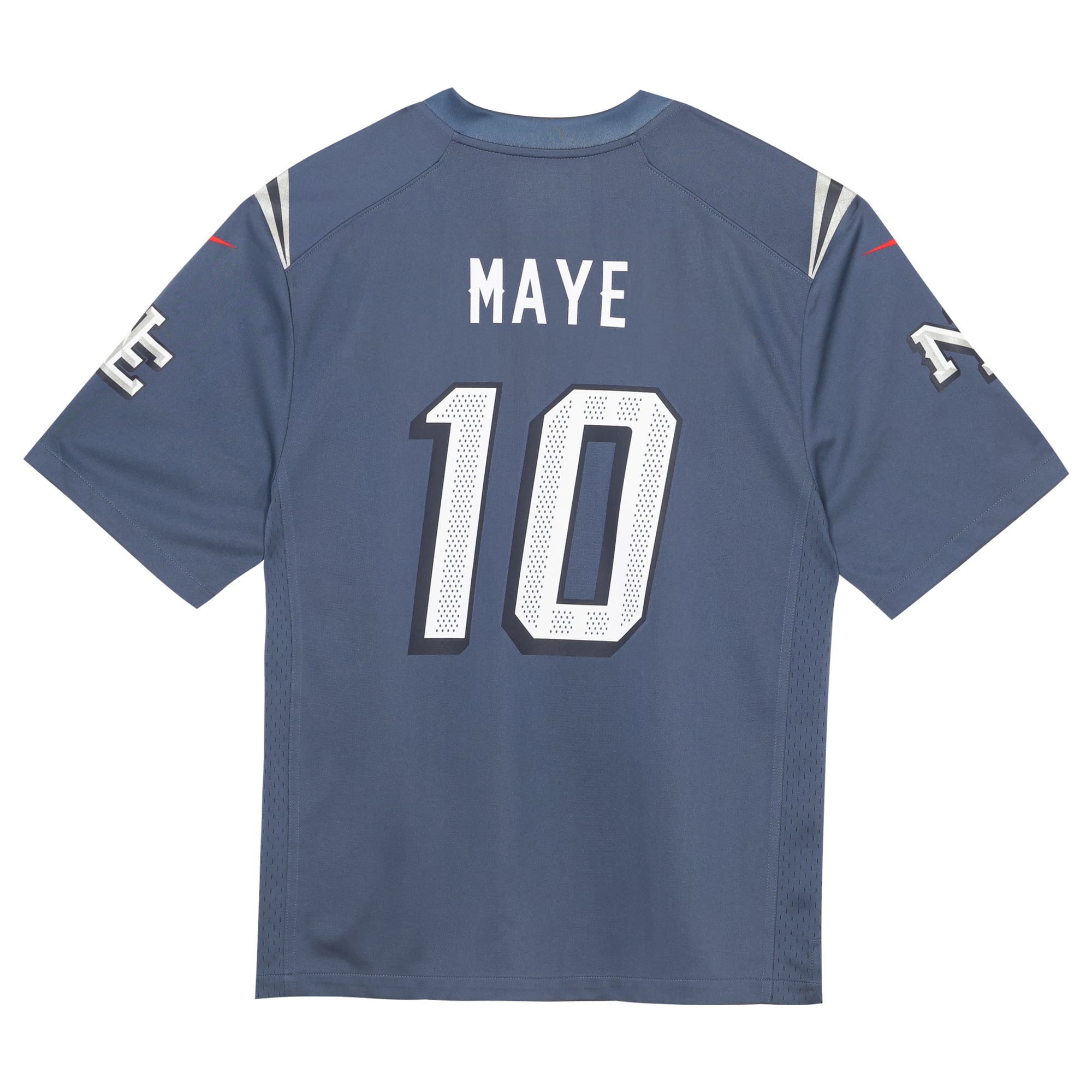 Preschool Nike Drake Maye Blue New England Patriots Rivalries Collection Game Jersey