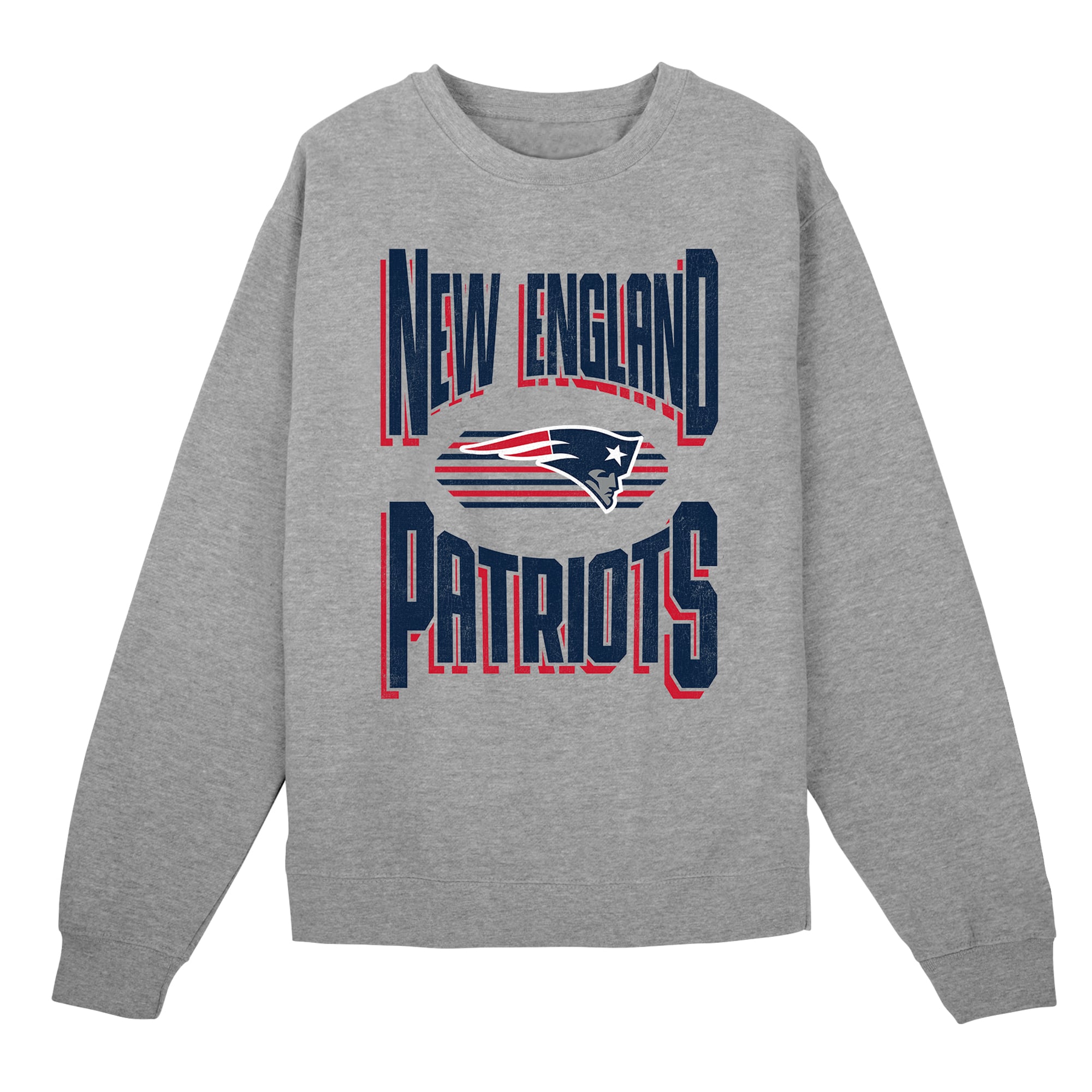 Sweat-shirt gris Jet Stream des New England Patriots pour enfants d'âge préscolaire Outerstuff