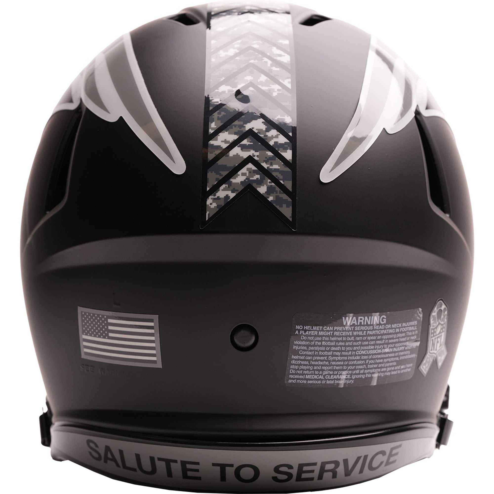 Casque authentique Riddell New England Patriots 2026 Salute to Service Speed