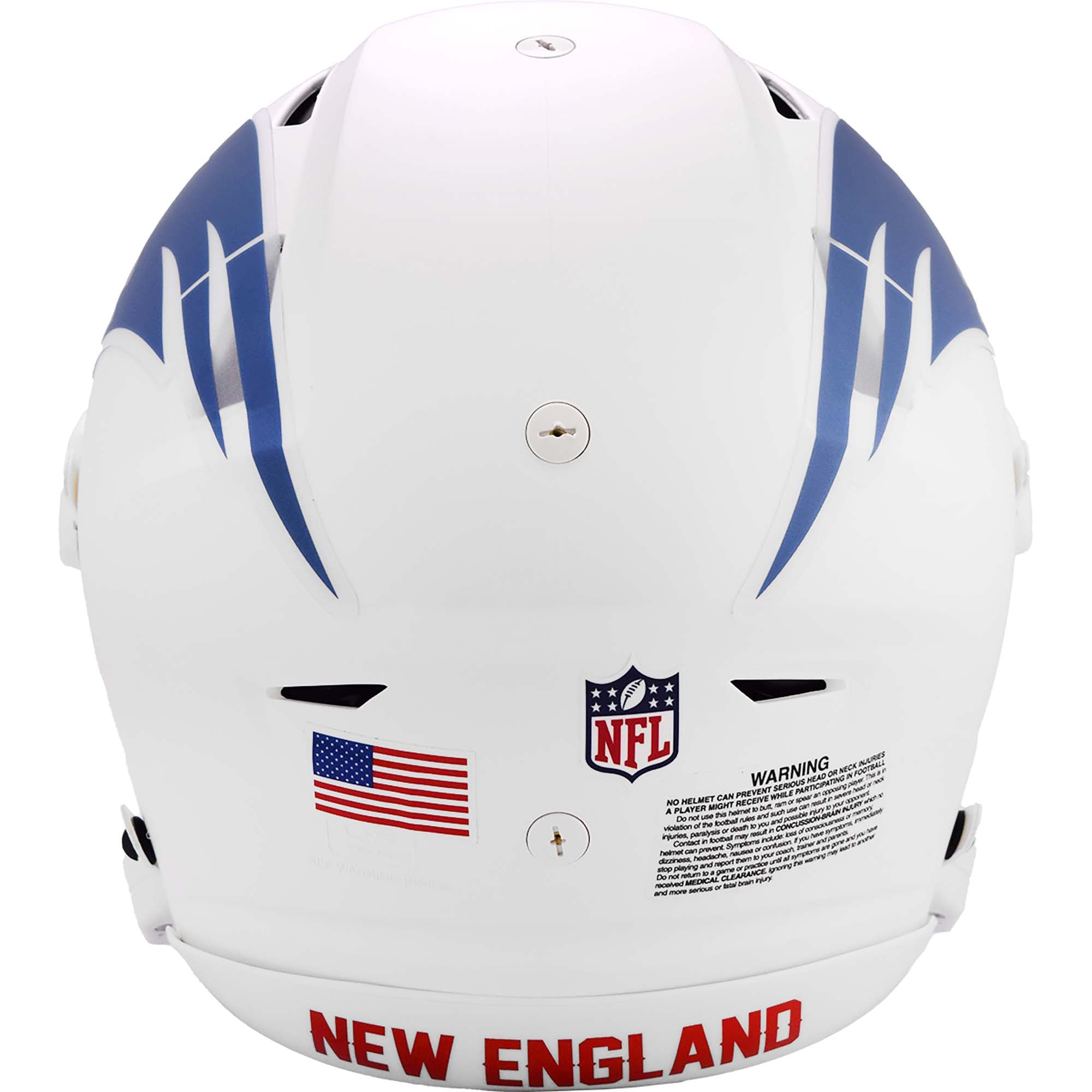 Casque Riddell New England Patriots Rivalries Collection On-Field Alternate Speed ​​Flex Authentic