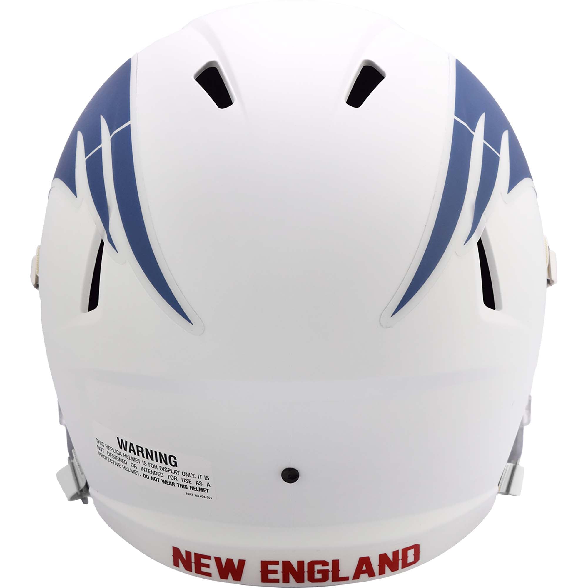 Casque réplique alternatif de vitesse de la collection Riddell New England Patriots Rivalries