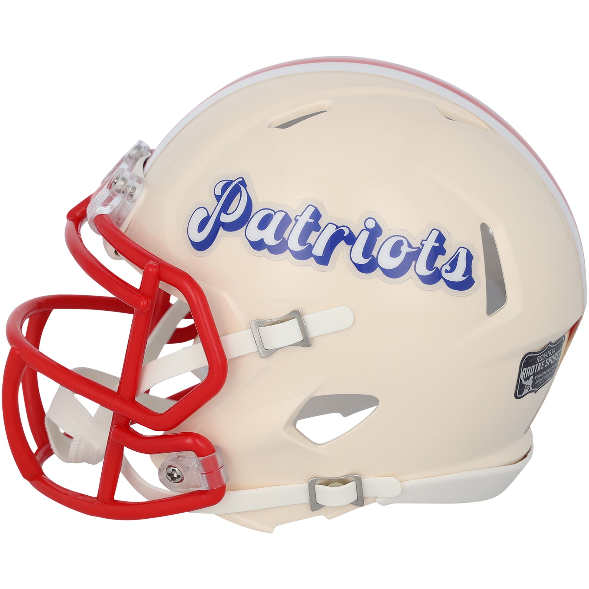 Rob Gronkowski New England Patriots Autographed Riddell Retro Speed Mini Helmet