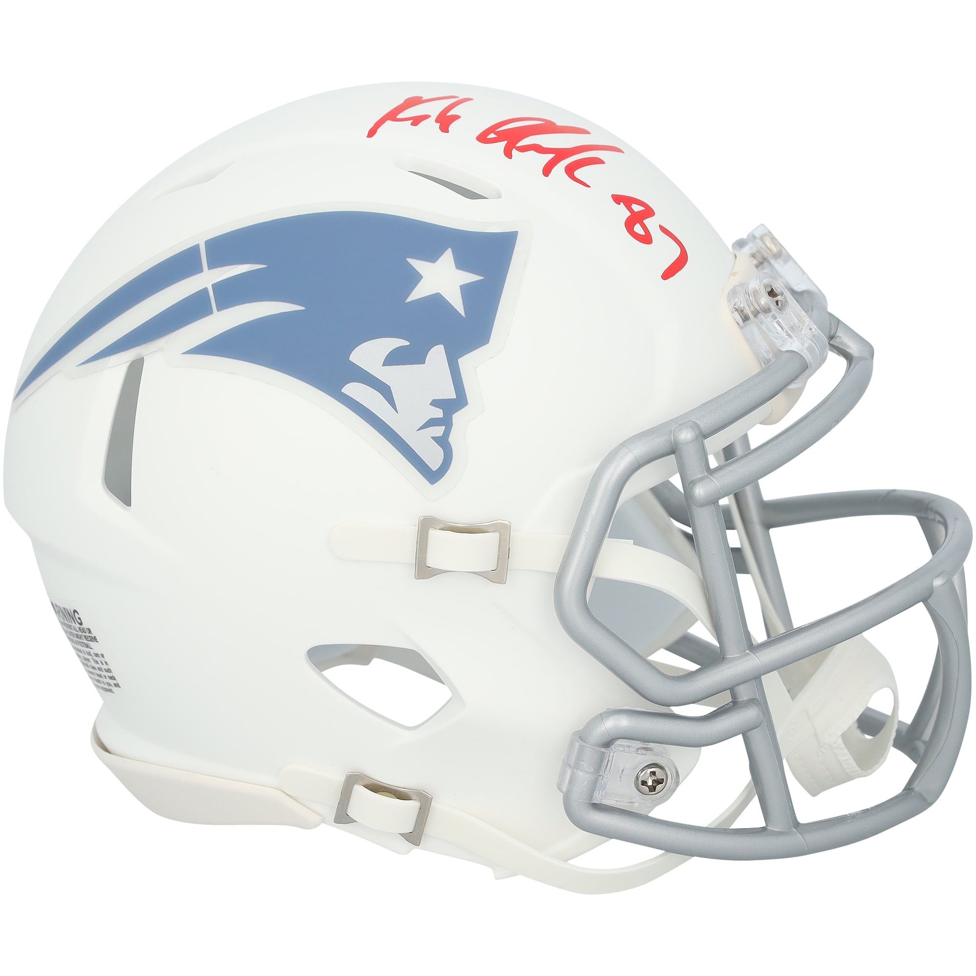 Rob Gronkowski New England Patriots Autographed Riddell Rivalry Speed Mini Helmet