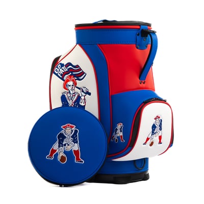 New England Patriots SWAG Golf Den Caddy Cooler