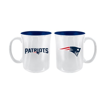 New England Patriots The Memory Company 2-Pack 15oz. Iridescent Ceramic Mug Set