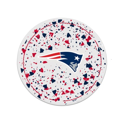 New England Patriots The Memory Company Circle Ceramic Coaster Set