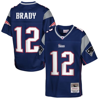 Tom Brady New England Patriots Mitchell & Ness Toddler Legacy Retired Player Jersey - Navy