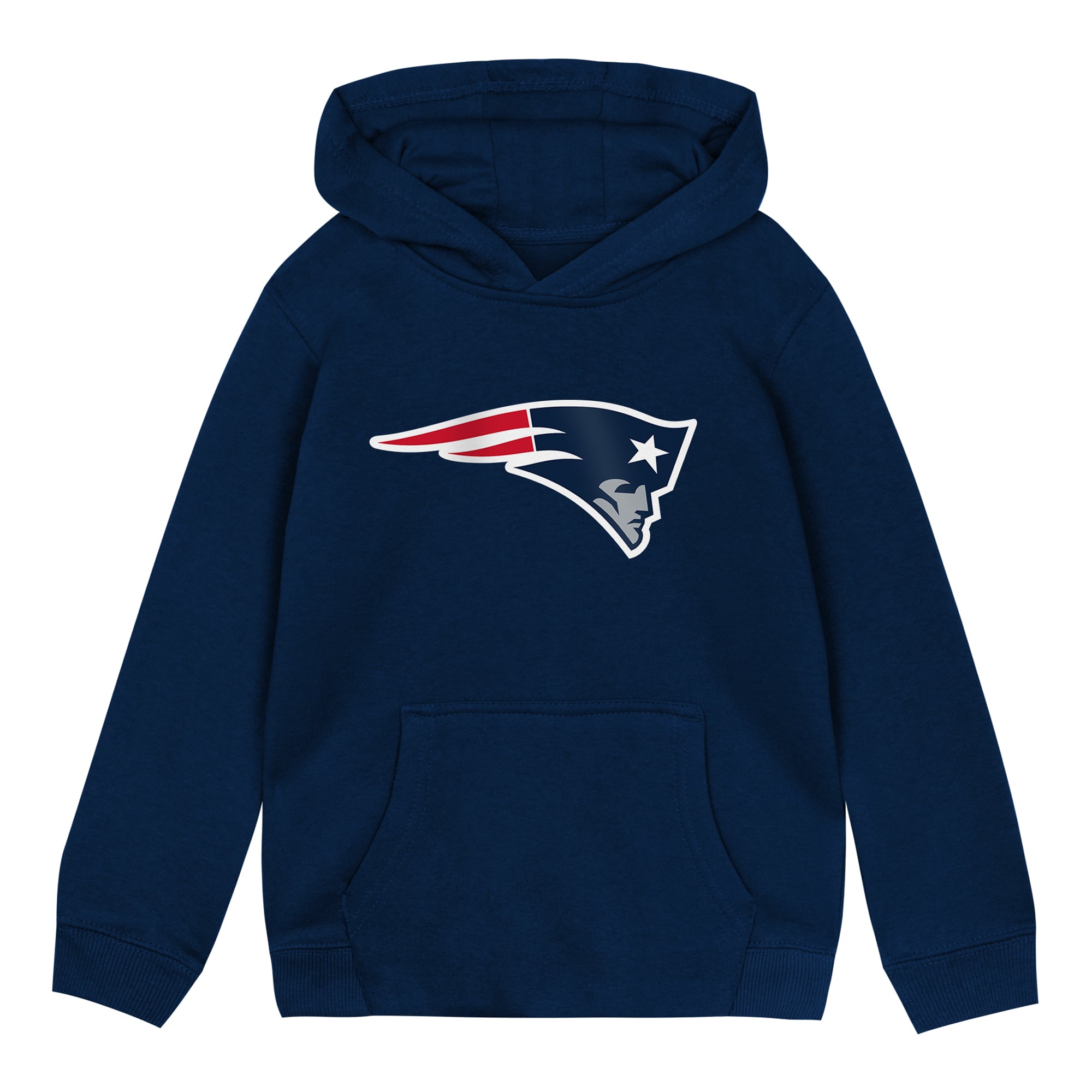 Sweat à capuche en polaire Outerstuff bleu marine avec logo principal des New England Patriots pour tout-petit