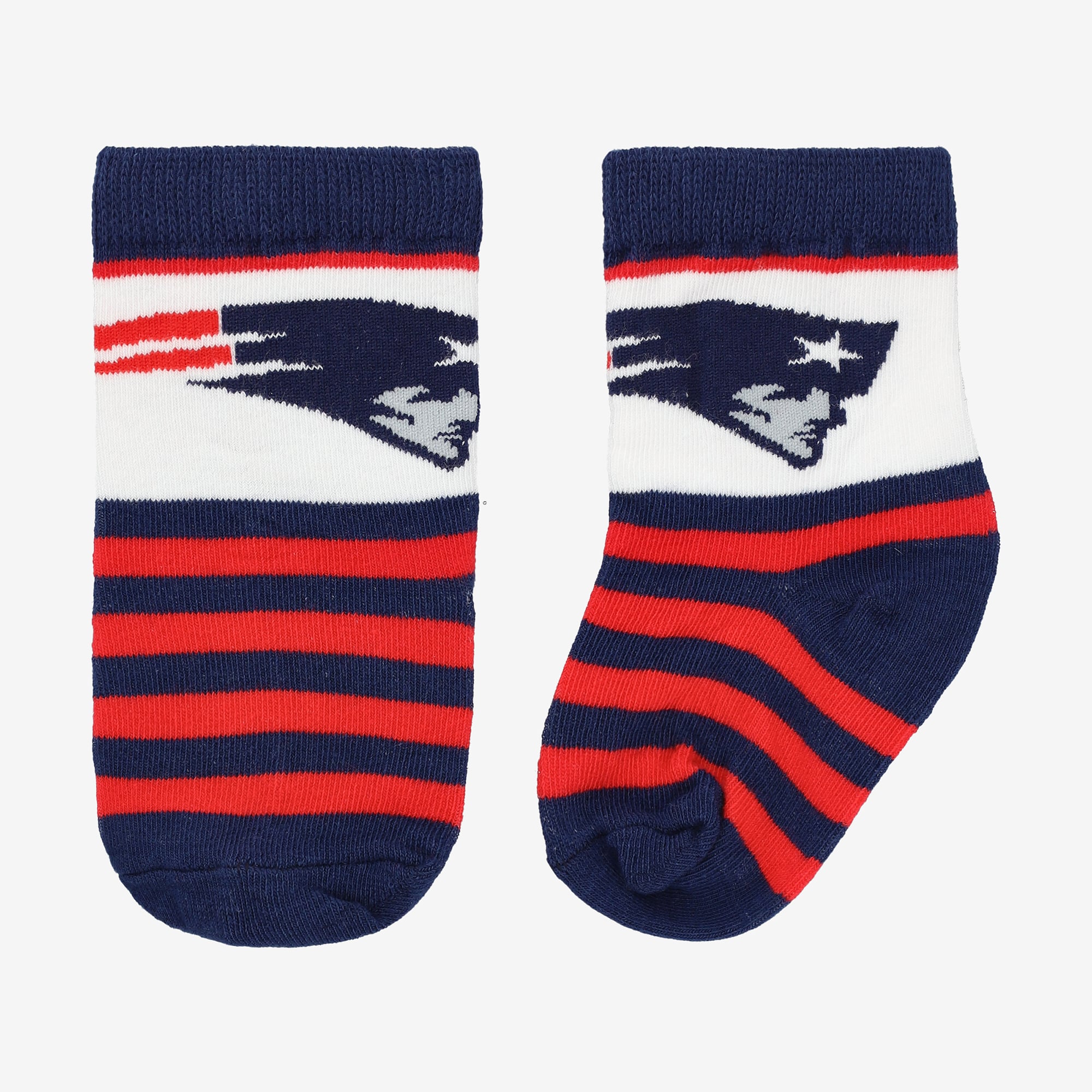 Chaussettes de rugby New England Patriots bleu marine pour tout-petits