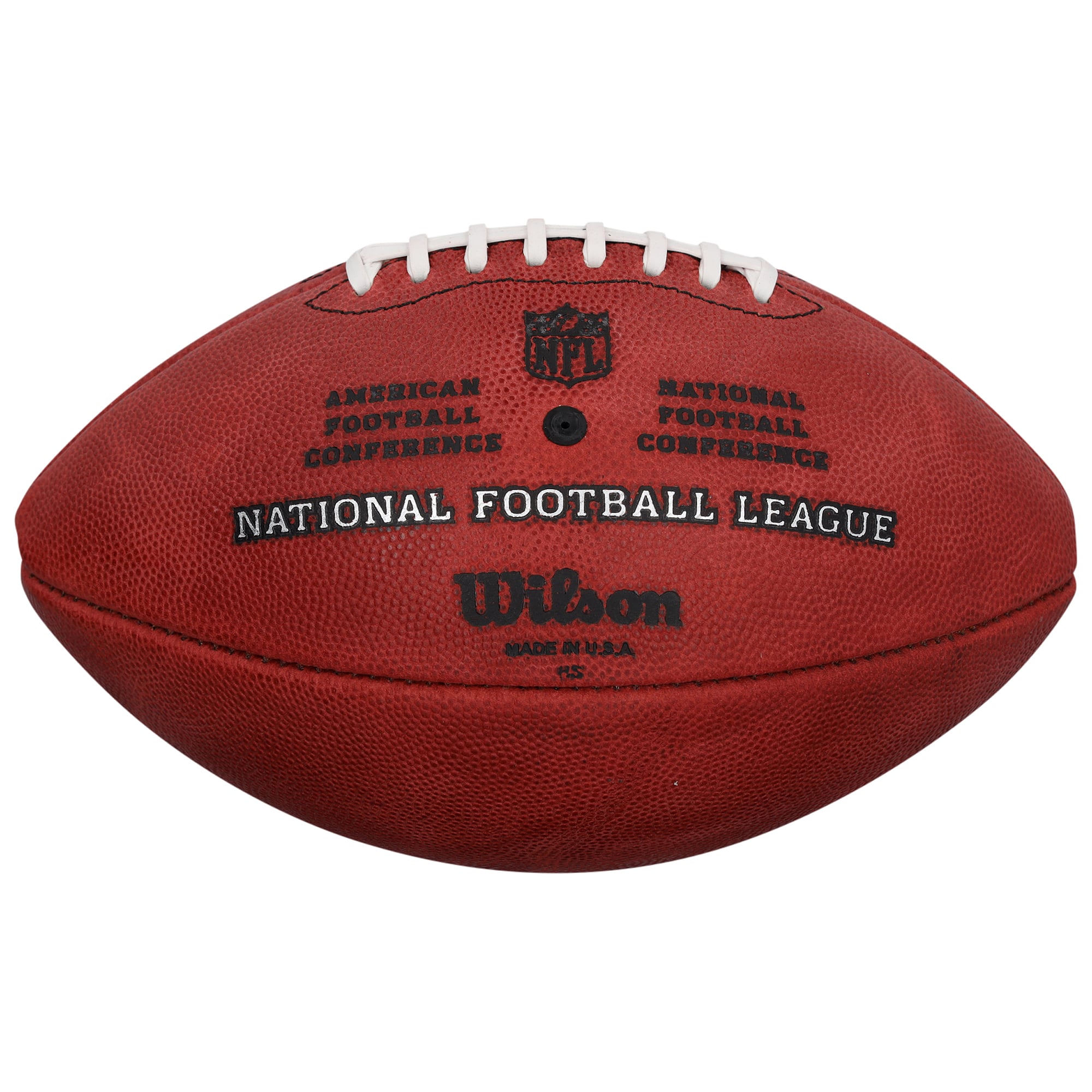 Ballon de football américain Duke en couleur, autographié par Tom Brady et Peyton Manning