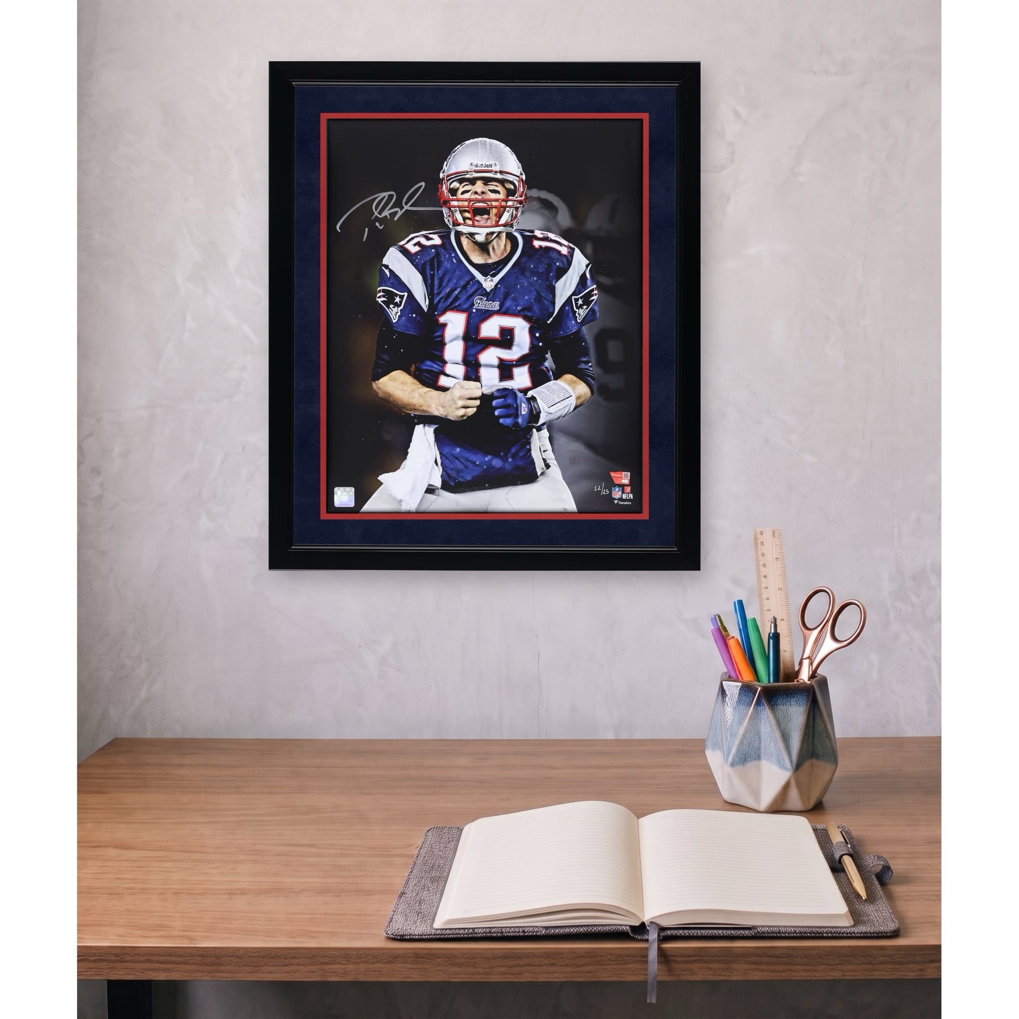 Tom Brady New England Patriots Autographed 16" x 20" Unleashed Photograph - Limited Edition of 25