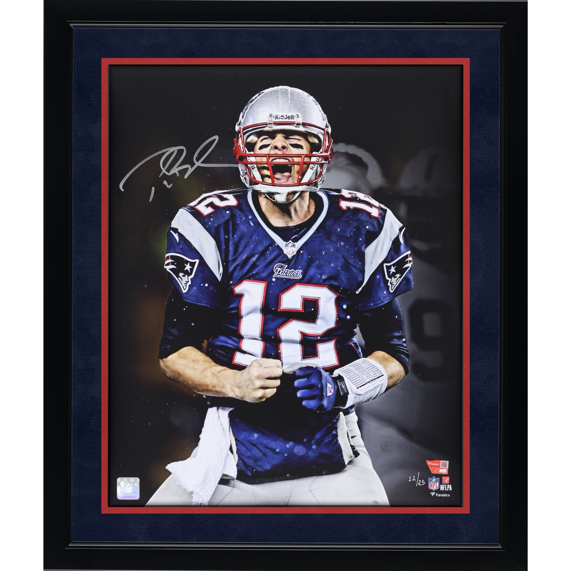 Tom Brady New England Patriots Autographed 16" x 20" Unleashed Photograph - Limited Edition of 25