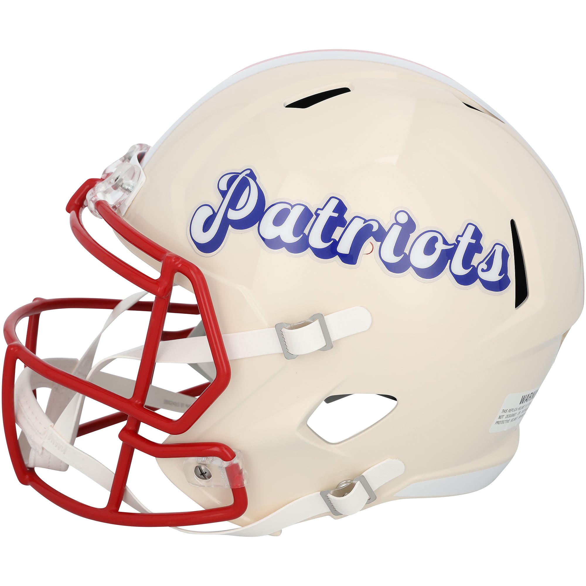 Casque réplique Riddell Retro Speed ​​autographié par Tom Brady des New England Patriots