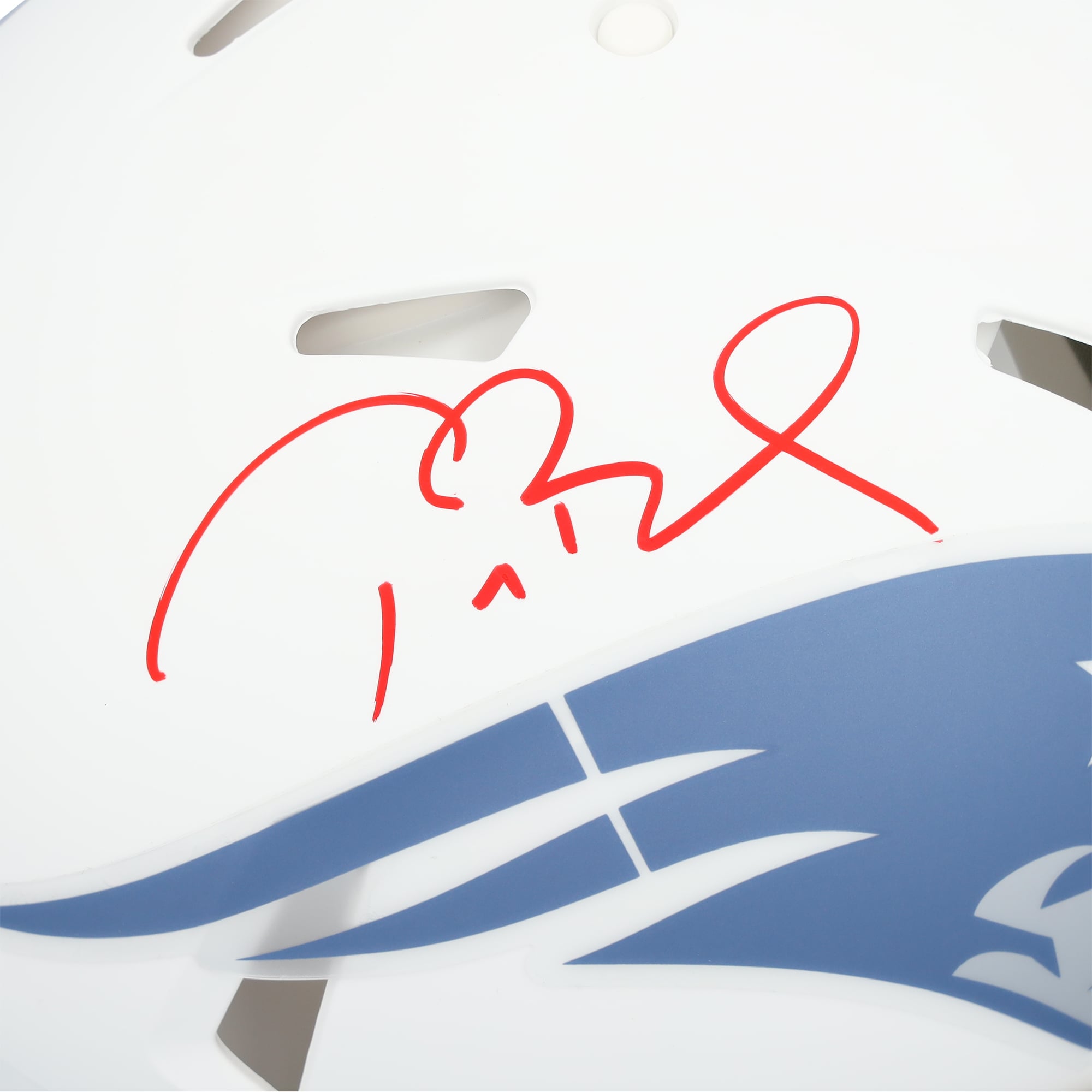 Tom Brady New England Patriots Autographed Riddell Rivalry Speed Authentic Helmet