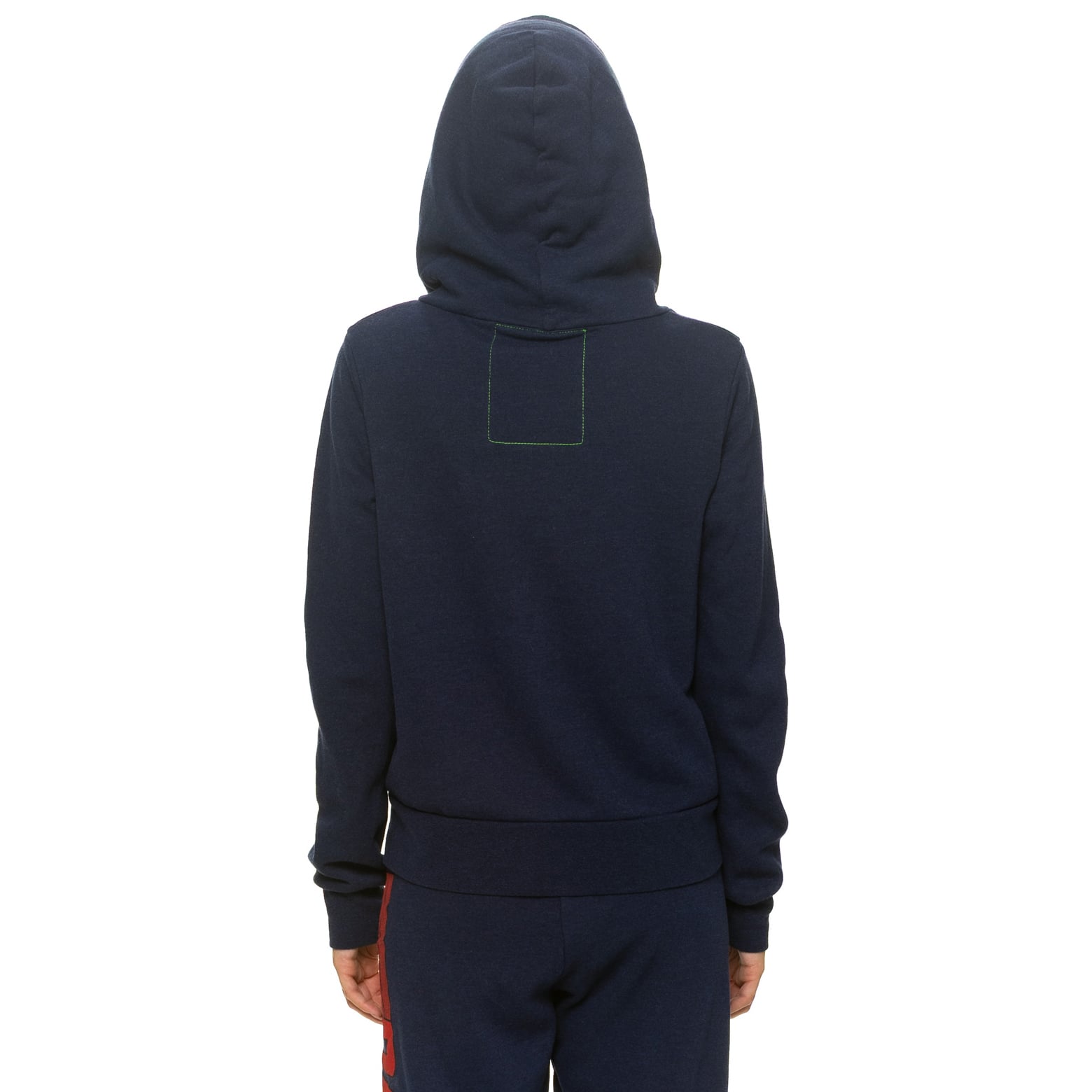 Sweat à capuche unisexe Aviator Nation bleu marine New England Patriots en mélange de trois matières, fermeture éclair intégrale