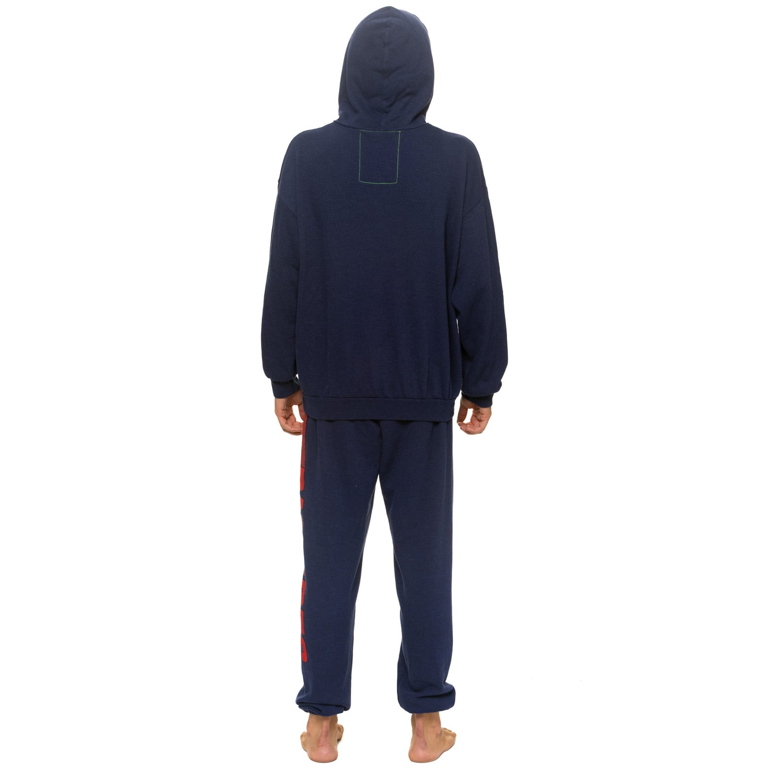 Pantalon de survêtement unisexe Aviator Nation bleu marine New England Patriots en mélange trois matières