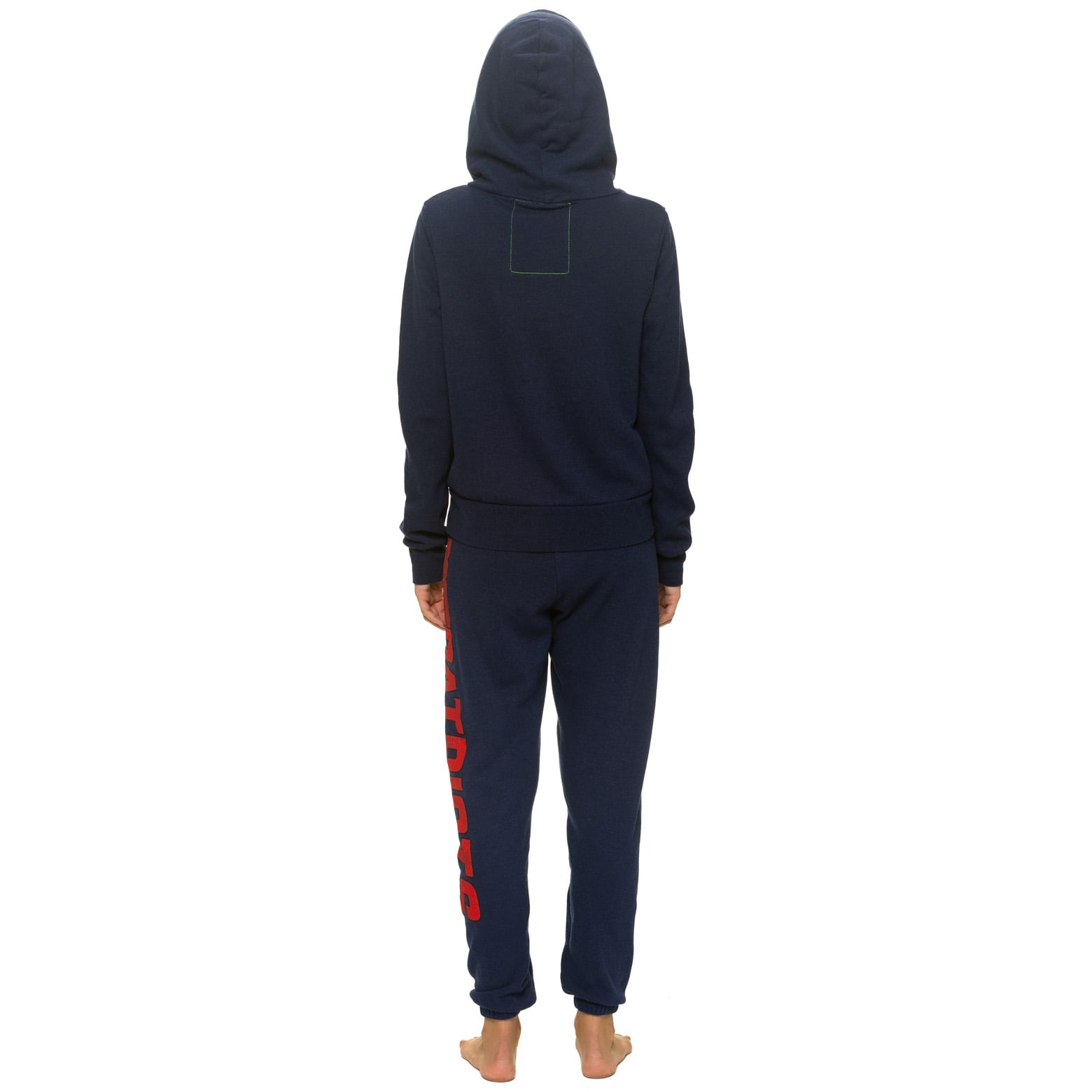 Pantalon de survêtement unisexe Aviator Nation bleu marine New England Patriots en mélange trois matières