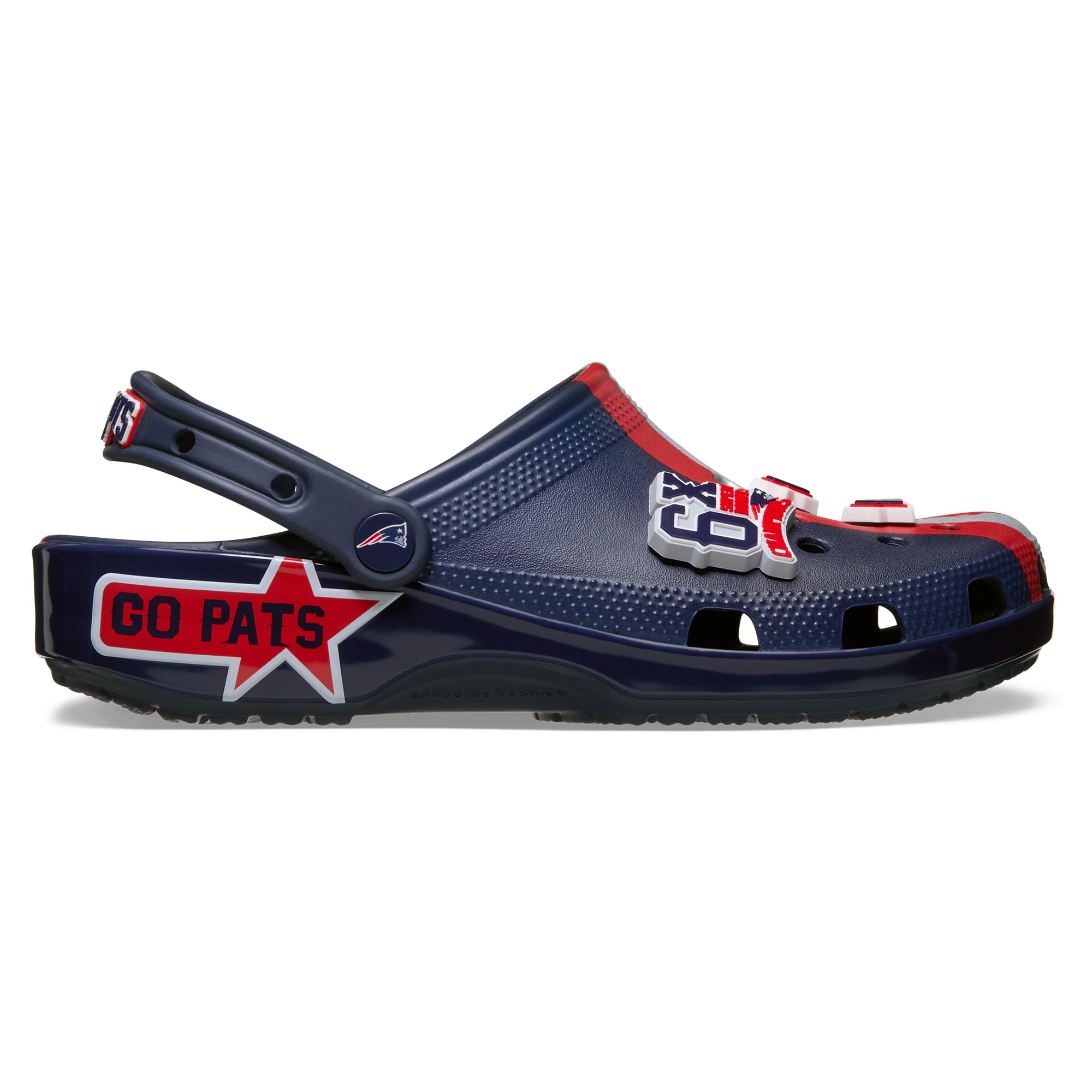 Sabots Crocs classiques unisexes New England Patriots