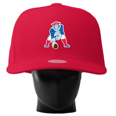  New England Patriots Noggin Boss Unisex Oversized Hat - Red
