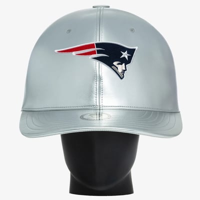 New England Patriots Noggin Boss Unisex Big Hat - Silver