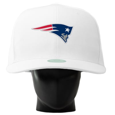  New England Patriots Noggin Boss Unisex Oversized Hat - White