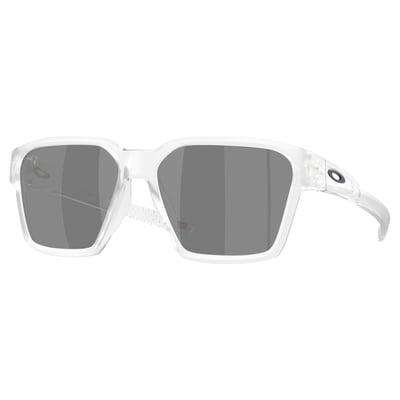 New England Patriots Oakley Unisex Briza Matte Clear Sunglasses with Prizm Black Polarized Lenses